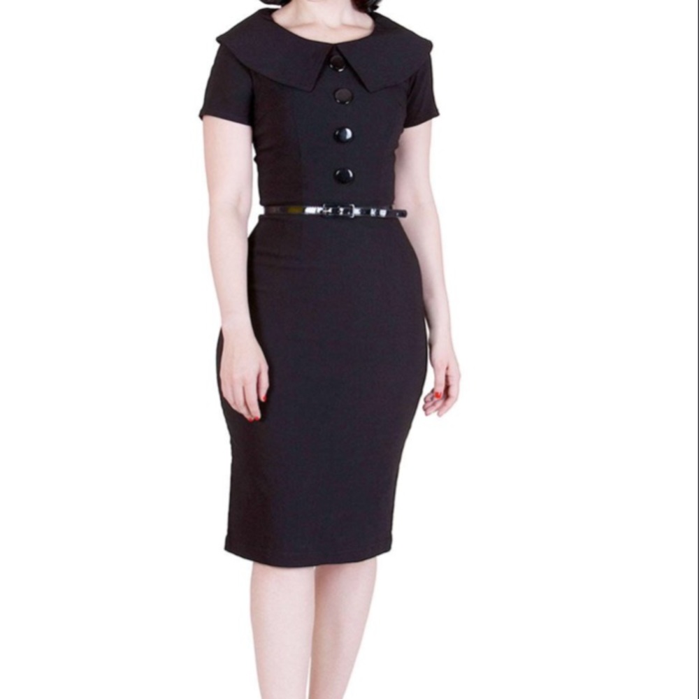 Tatyana black Rita pencil dress new with tags.